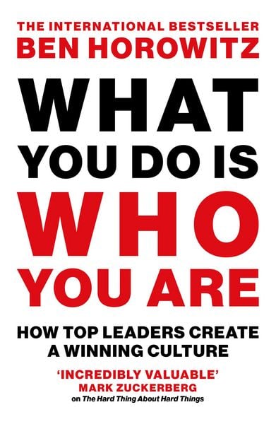 What You Do Is Who You Are, Taschenbuch von Ben Horowitz, HarperCollins, 9780008740696