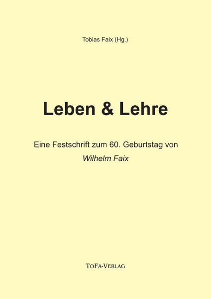 Produktbild: Leben + Lehre