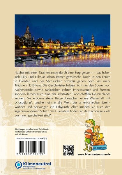 Abenteuer rund um Dresden und das Elbsandsteingebirge - Lilly, Nikolas und die Schätze der Fürsten