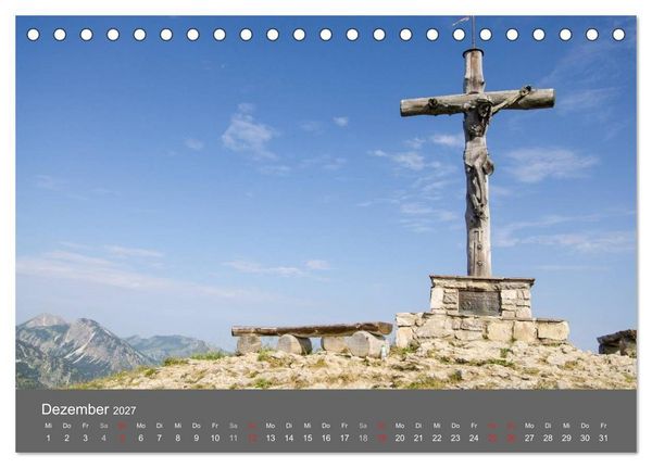 Produktbild: Tannheimer Tal (Tischkalender 2027 DIN A5 quer), CALVENDO Monatskalender