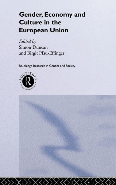 Produktbild: Gender, Economy and Culture in the European Union