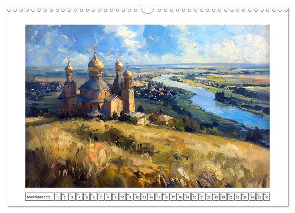 Produktbild: Reise mit der ostslawischen Seele (Wandkalender 2026 DIN A3 quer), CALVENDO Monatskalender
