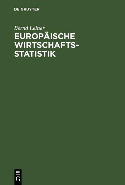 Produktbild: Europ&auml;ische Wirtschaftsstatistik