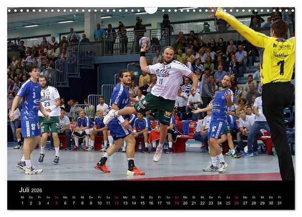 Produktbild: Handball Bundesliga - HSG Wetzlar (Wandkalender 2026 DIN A3 quer), CALVENDO Monatskalender