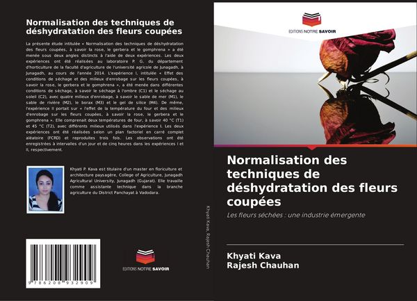 Produktbild: Normalisation des techniques de d&eacute;shydratation des fleurs coup&eacute;es