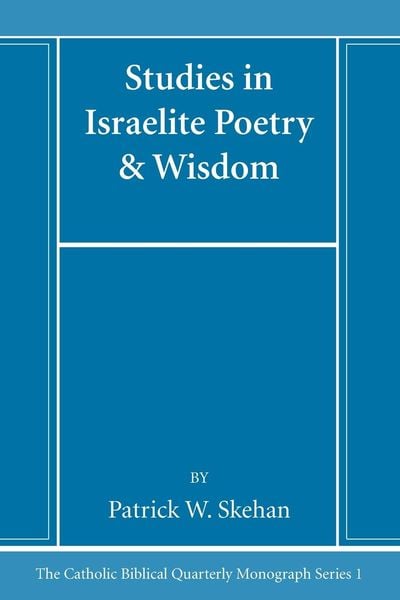Produktbild: Studies in Israelite Poetry & Wisdom