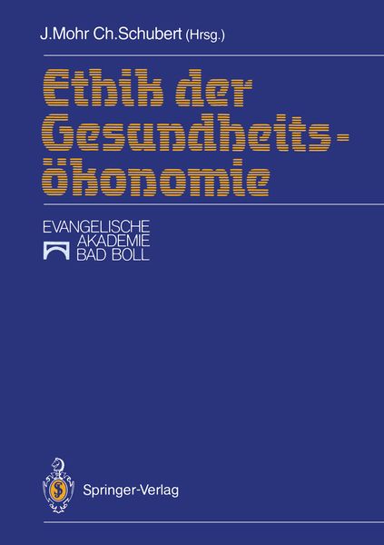 Produktbild: Ethik der Gesundheits&ouml;konomie