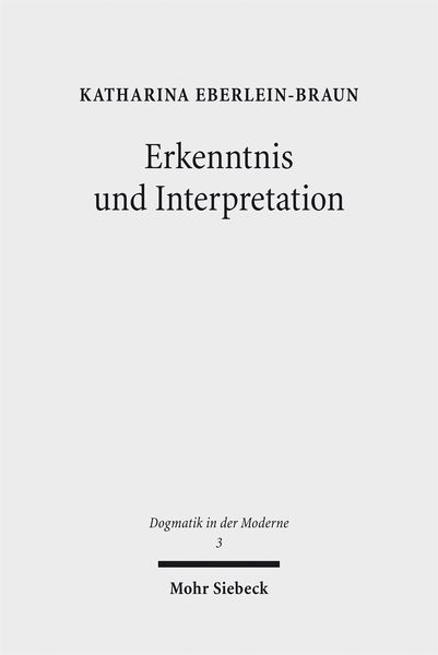 Produktbild: Erkenntnis und Interpretation