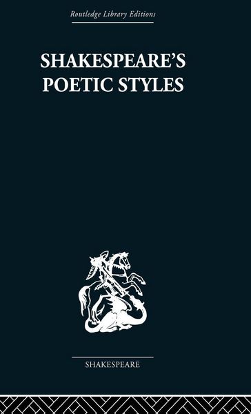 Produktbild: Shakespeare's Poetic Styles