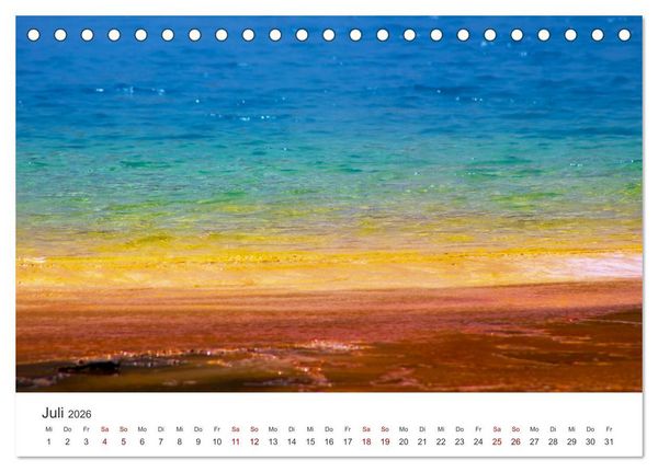 Produktbild: Yellowstone - Wie von einem anderen Stern. (Tischkalender 2026 DIN A5 quer), CALVENDO Monatskalender