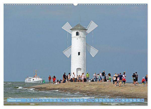 Produktbild: Gr&uuml;&szlig;e von Usedom (Wandkalender 2026 DIN A2 quer), CALVENDO Monatskalender