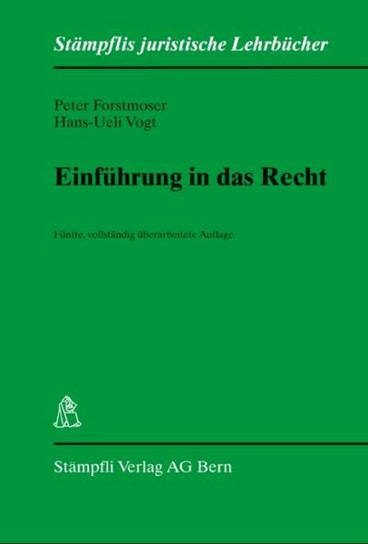 Produktbild: Einf&uuml;hrung in das Recht