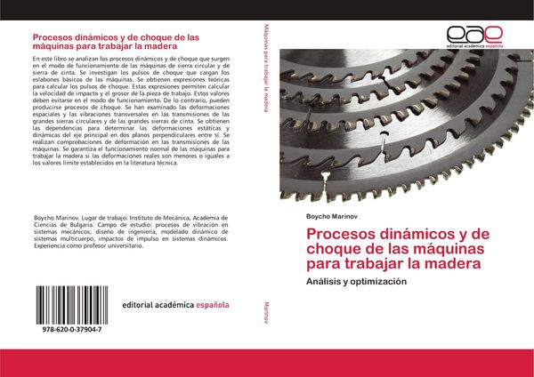 Produktbild: Procesos din&aacute;micos y de choque de las m&aacute;quinas para trabajar la madera