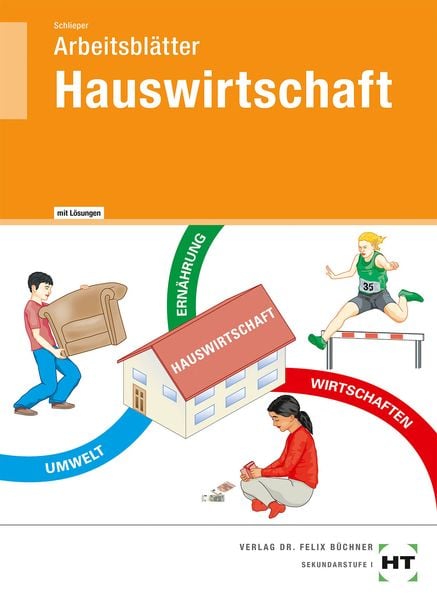Produktbild: Arbeitsbl&auml;tter mit eingetragenen L&ouml;sungen Hauswirtschaft