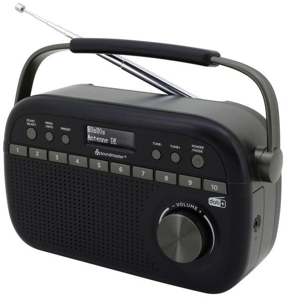 Produktbild: Soundmaster DAB280SW Taschenradio DAB+, UKW Schwarz
