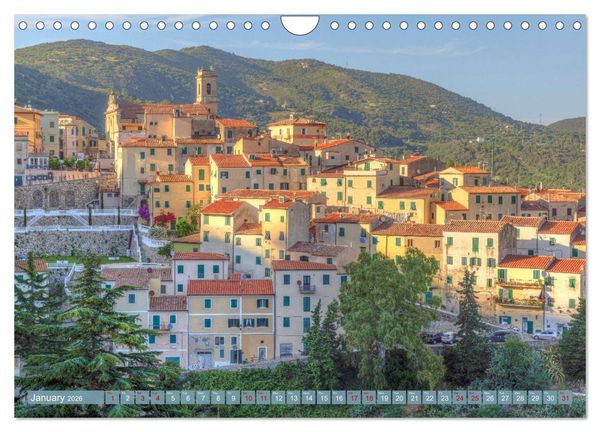 Produktbild: Elba in Italy - The Mediterranean dream island for romantics (Wall Calendar 2026 DIN A4 landscape), CALVENDO 12 Month Wall Calendar