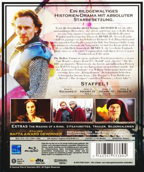 Produktbild: The Hollow Crown - Staffel 1 [4 BRs]