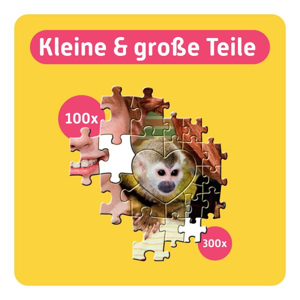 Produktbild: TEAMPUZZLE &ndash; Pippi Langstrumpf &ndash; 400 Teile &ndash; Puzzle mit gro&szlig;en & kleinen Teilen