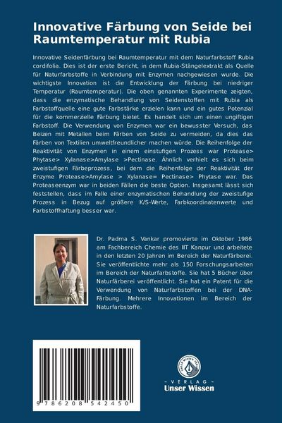 Produktbild: Innovative F&auml;rbung von Seide bei Raumtemperatur mit Rubia