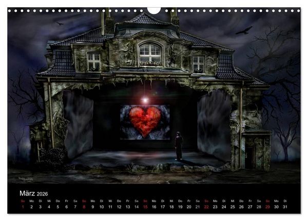 Produktbild: Der Herz Kalender (Wandkalender 2026 DIN A3 quer), CALVENDO Monatskalender