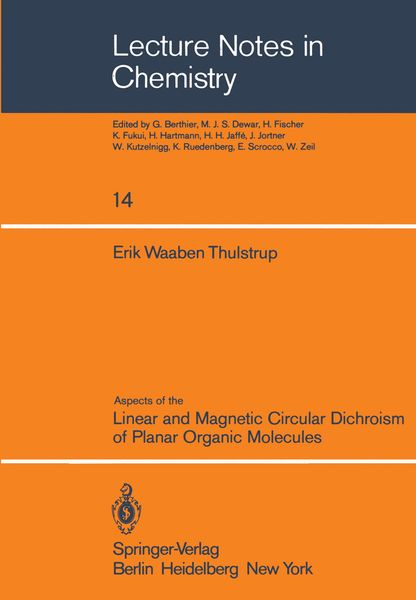 Produktbild: Aspects of the Linear and Magnetic Circular Dichroism of Planar Organic Molecules