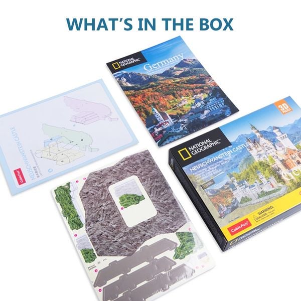 Produktbild: CUBICFUN - 3D Puzzle Schloss Neuschwanstein 121 Teile