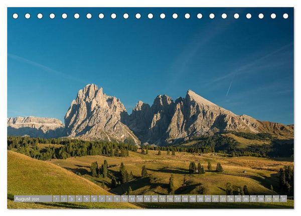Produktbild: Herbst in den Dolomiten (Tischkalender 2026 DIN A5 quer), CALVENDO Monatskalender