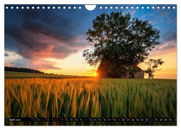 Produktbild: Bayerische Landschaften (Wandkalender 2026 DIN A4 quer), CALVENDO Monatskalender