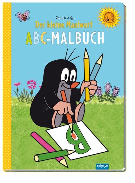 Produktbild: Tr&ouml;tsch Der kleine Maulwurf Malbuch ABC-Malbuch