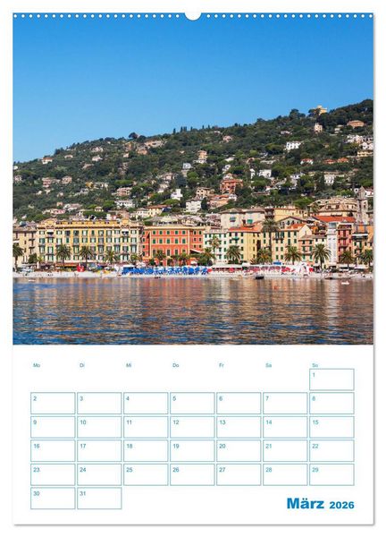Produktbild: Blauer Ligurien Sommer (Wandkalender 2026 DIN A2 hoch), CALVENDO Monatskalender