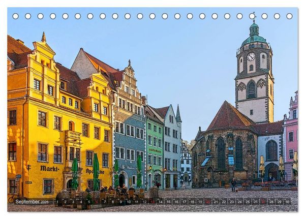 Produktbild: Das Jahr an der Elbe in Mei&szlig;en (Tischkalender 2026 DIN A5 quer), CALVENDO Monatskalender
