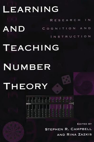 Produktbild: Learning and Teaching Number Theory