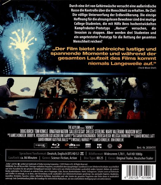 Produktbild: Hornet,1 Blu-ray