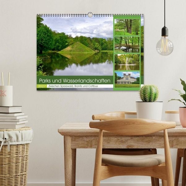 Produktbild: Parks und Wasserlandschaften (Wandkalender 2027 DIN A3 quer), CALVENDO Monatskalender