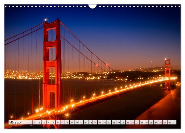 Produktbild: Faszination USA - Eine Reise durch Stadt und Natur (Wandkalender 2026 DIN A3 quer), CALVENDO Monatskalender