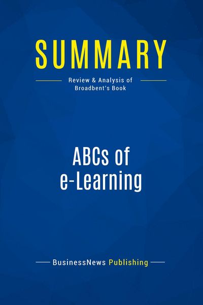 Produktbild: Summary: ABCs of e-Learning