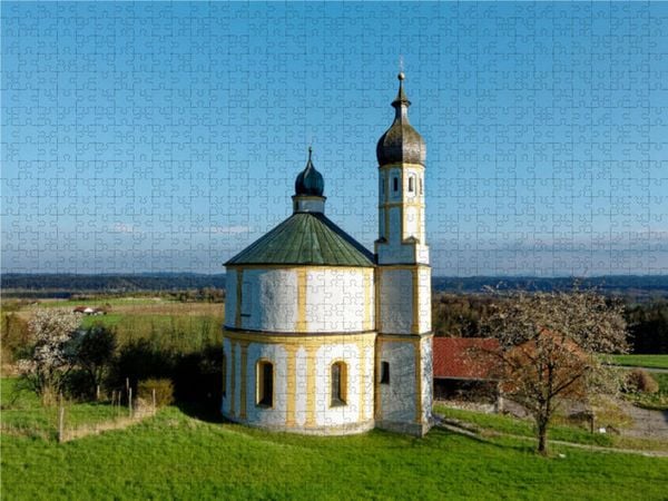 Produktbild: CALVENDO Puzzle Berg, Peterskapelle | 1000 Teile Lege-Gr&ouml;&szlig;e 64x48cm Foto-Puzzle f&uuml;r gl&uuml;ckliche Stunden