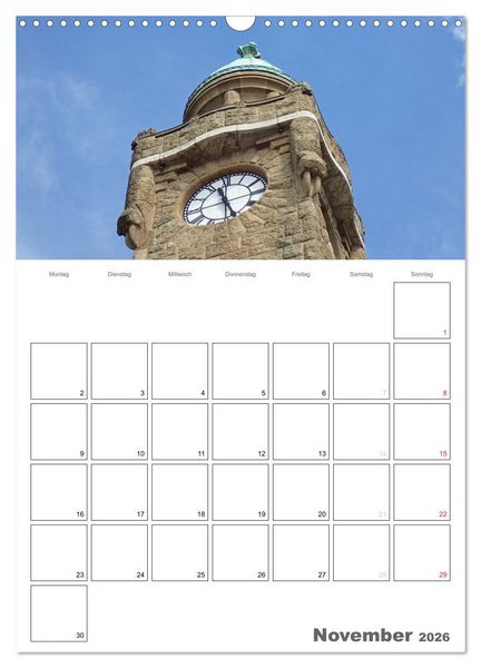Produktbild: Historische Uhren (Wandkalender 2026 DIN A3 hoch), CALVENDO Monatskalender