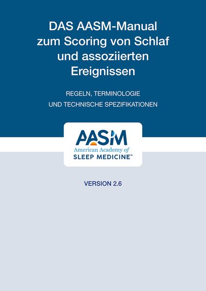 Produktbild: Das AASM-Manual zum Scoring von Schlaf und assoziierten Ereignissen