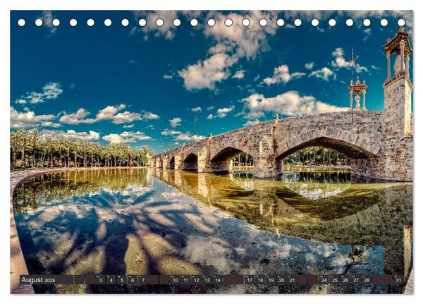 Produktbild: Valencia - Stadt am Turia (Tischkalender 2026 DIN A5 quer), CALVENDO Monatskalender