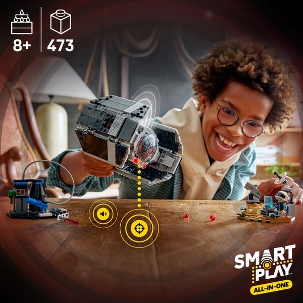 Produktbild: Star Wars 75421 SMART Play: Darth Vaders TIE Fighter, Spielzeug ab 8