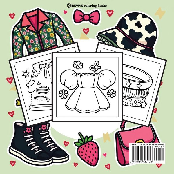 Produktbild: Bold & Easy Fashion Vibes Coloring Book