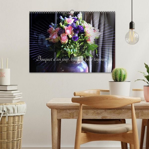 Produktbild: Bouquet d'un jour, bouquet pour toujours (Calendrier mural 2026 DIN A3 vertical), CALVENDO calendrier mensuel