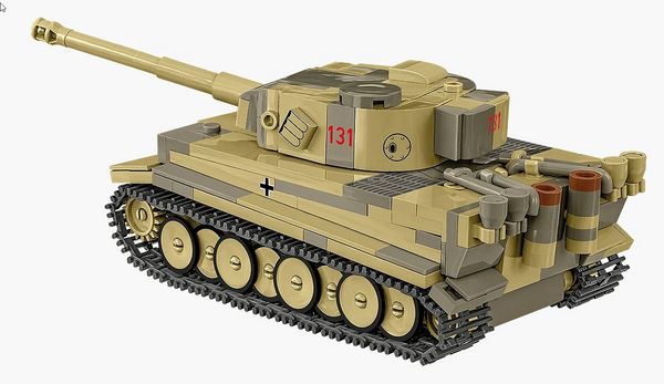Produktbild: COBI Historical Collection 2734 - Panzer VI Tiger I No 131, WWII, Bausatz 1:48, 442 Klemmbausteine