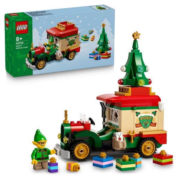 LEGO 40746 Lieferwagen des Weihnachtsmanns, Bauset für Kinder ab 8 Jahre