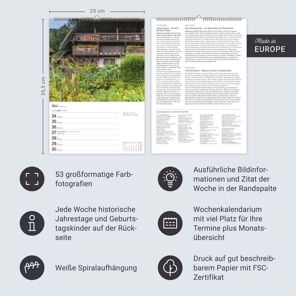 Produktbild: Auf dem Lande Wochenplaner 2027 - 53 stimmungsvolle Fotografien