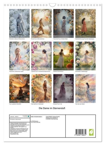 Produktbild: Die Dame im Sternenduft (Wandkalender 2027 DIN A3 hoch), CALVENDO Monatskalender