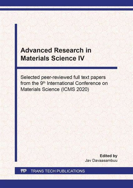 Produktbild: Advanced Research in Materials Science IV
