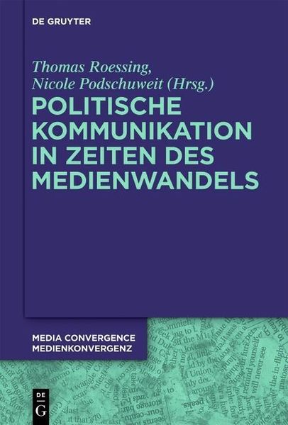 Produktbild: Politische Kommunikation in Zeiten des Medienwandels