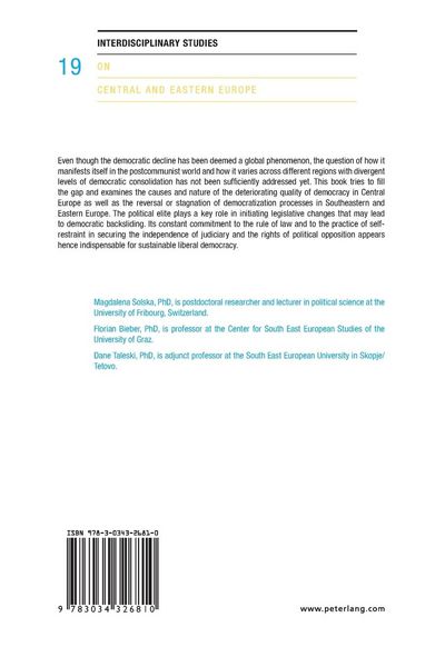 Produktbild: Illiberal and authoritarian tendencies in Central, Southeastern and Eastern Europe